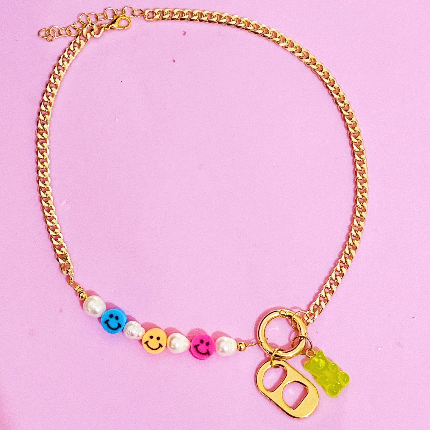 Pop Smiley Necklace - ROCKmint