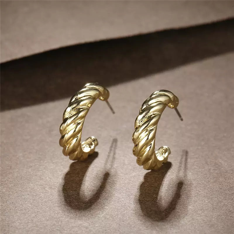 Strugle Hoops Earrings - ROCKmint