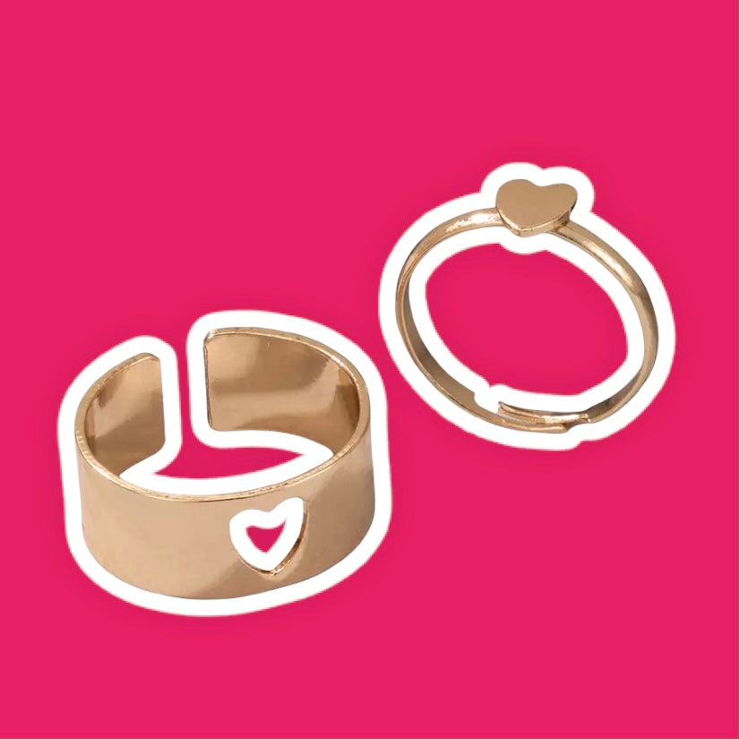 My bff Heart Rings - ROCKmint