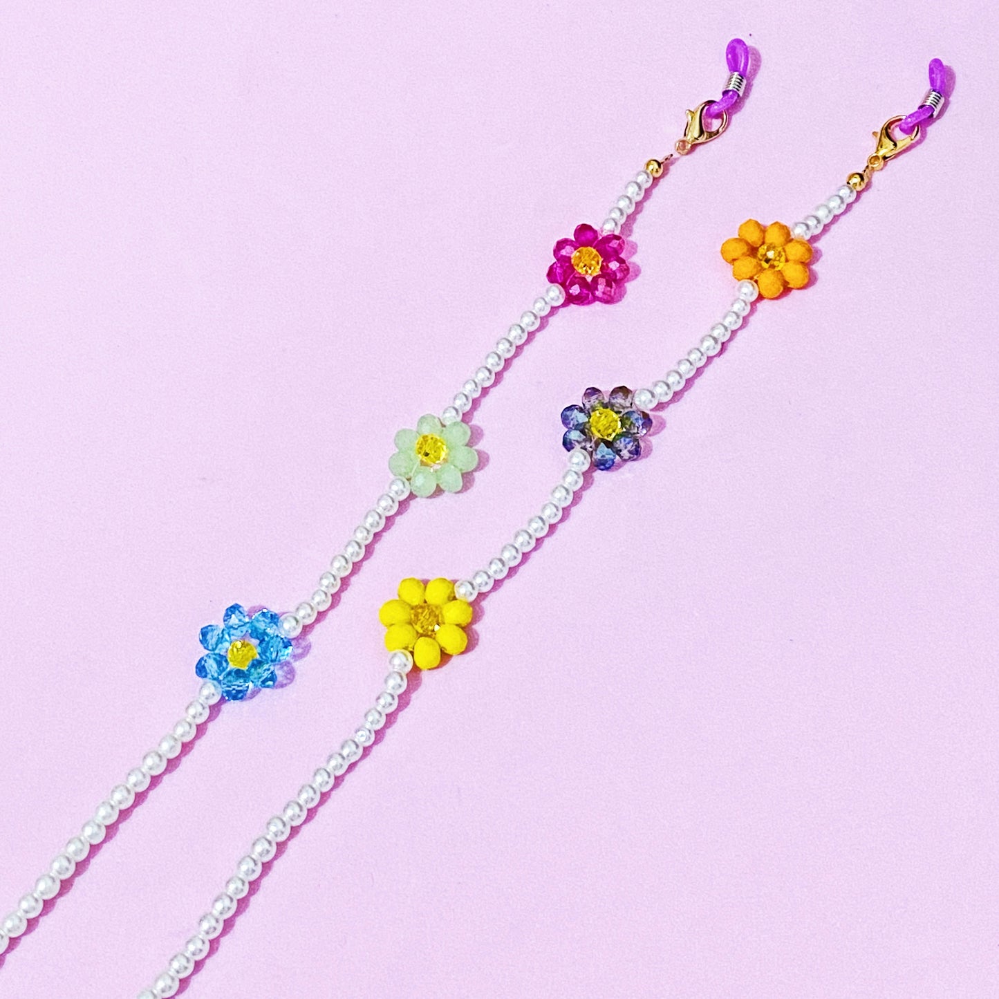 Flower cadena para lentes y cubrebocas - ROCKmint