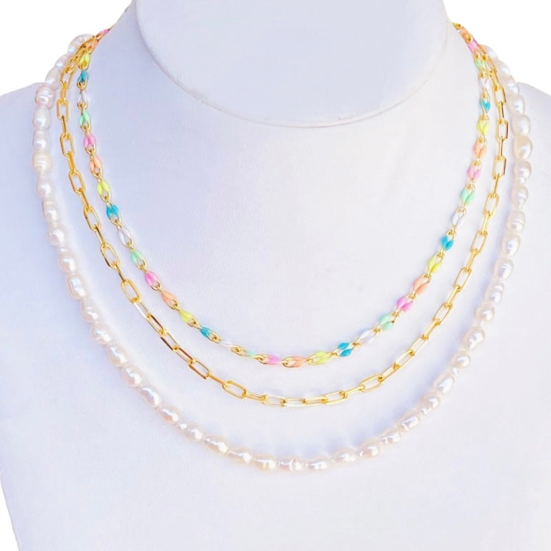 Love Ties Pearl Necklace