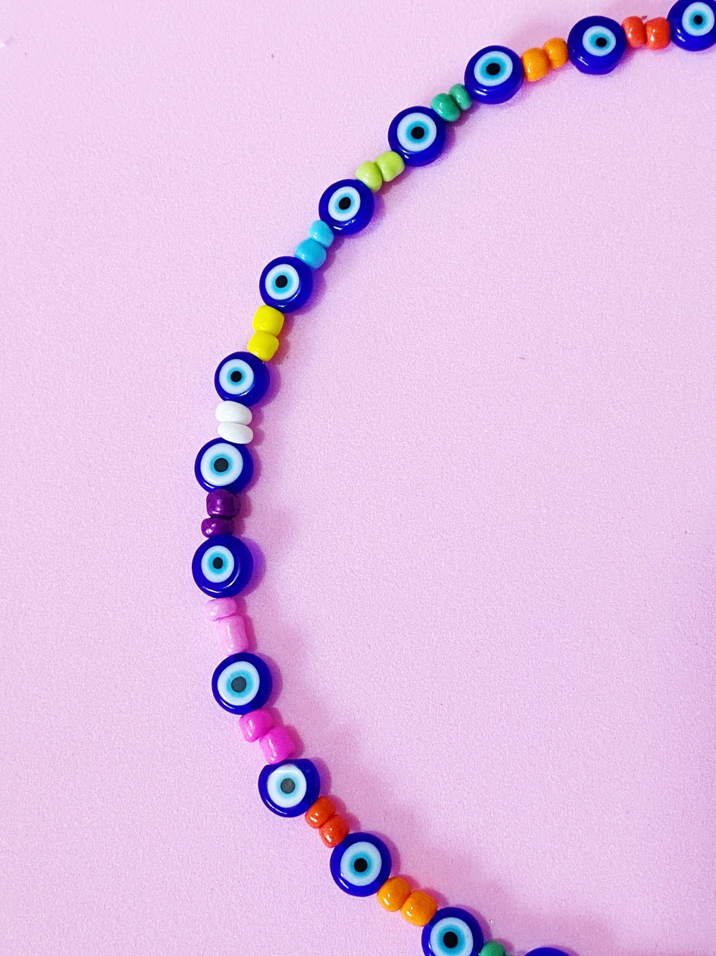 Rainbow Evil Eye Necklace - ROCKmint