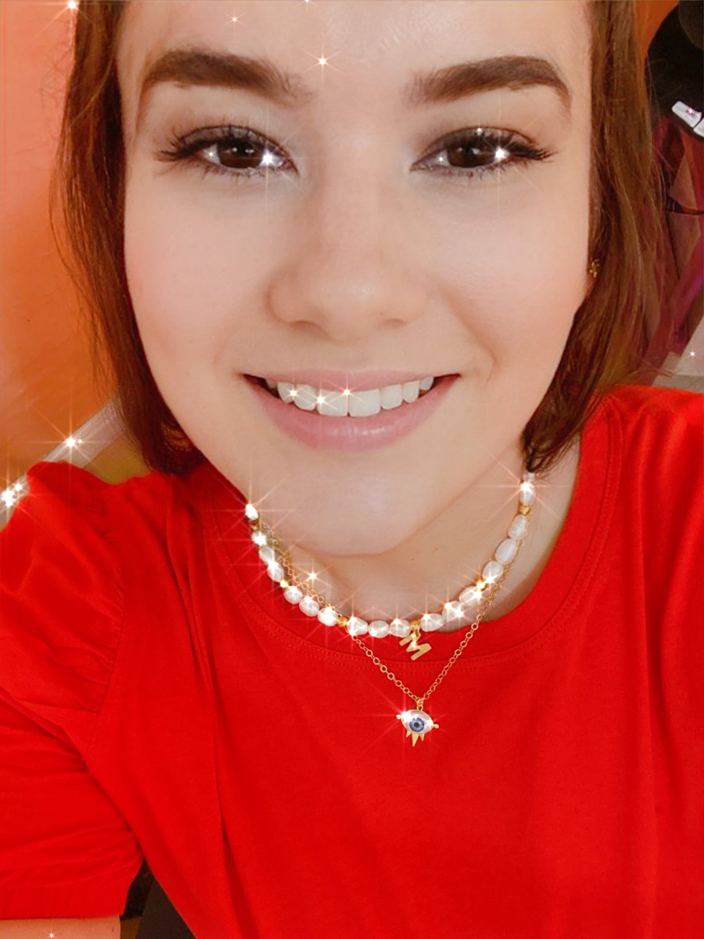 Basic Pearl Choker con o sin inicial - ROCKmint
