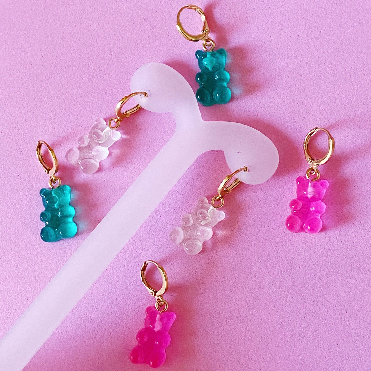 Gummy Bears Emerald Hoops - ROCKmint