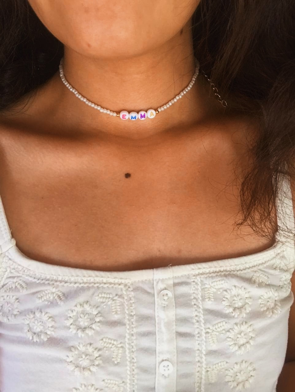 Pearl Color Custom Necklace - ROCKmint