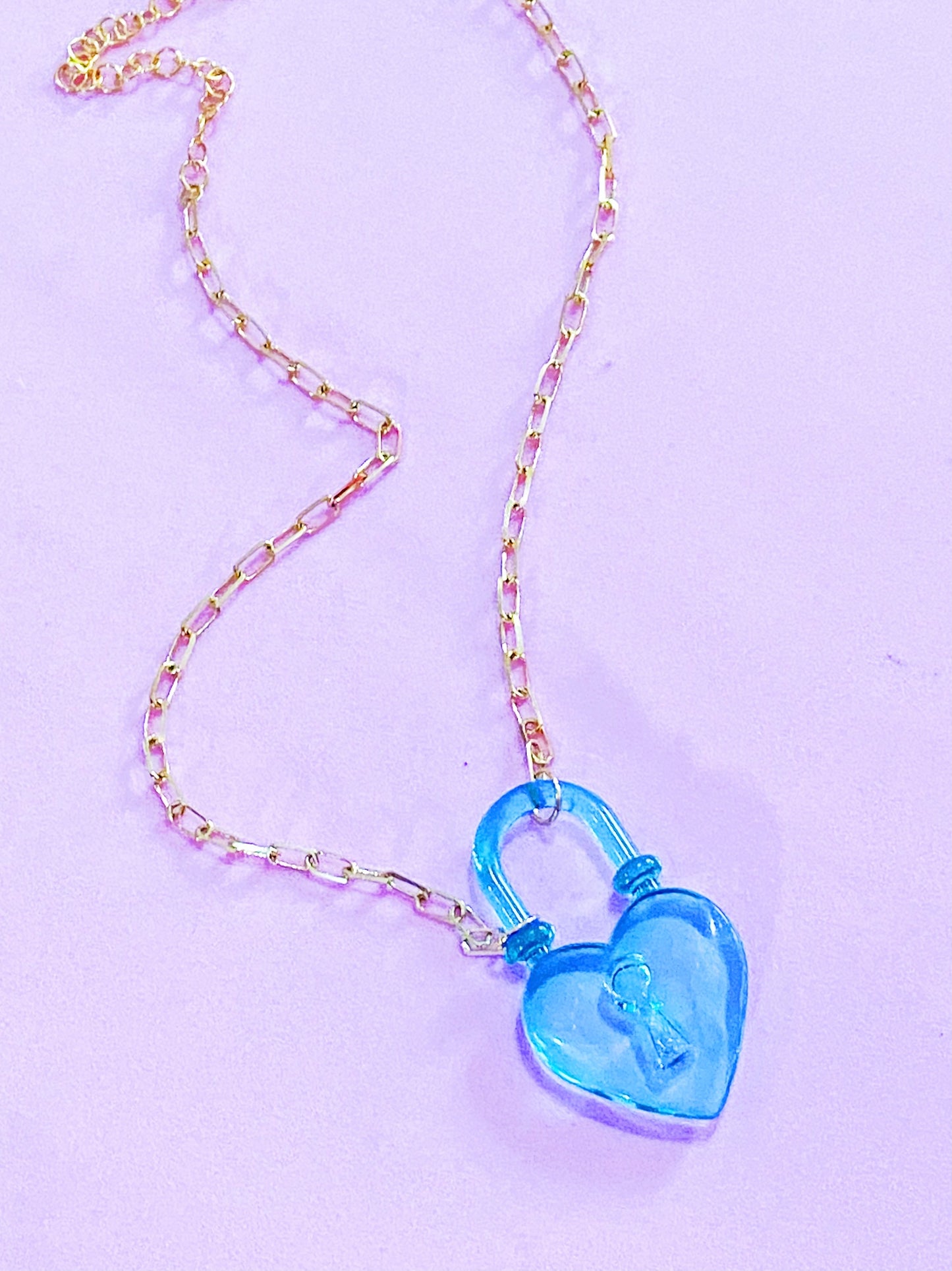 The Lock Of My Heart B Necklace - ROCKmint