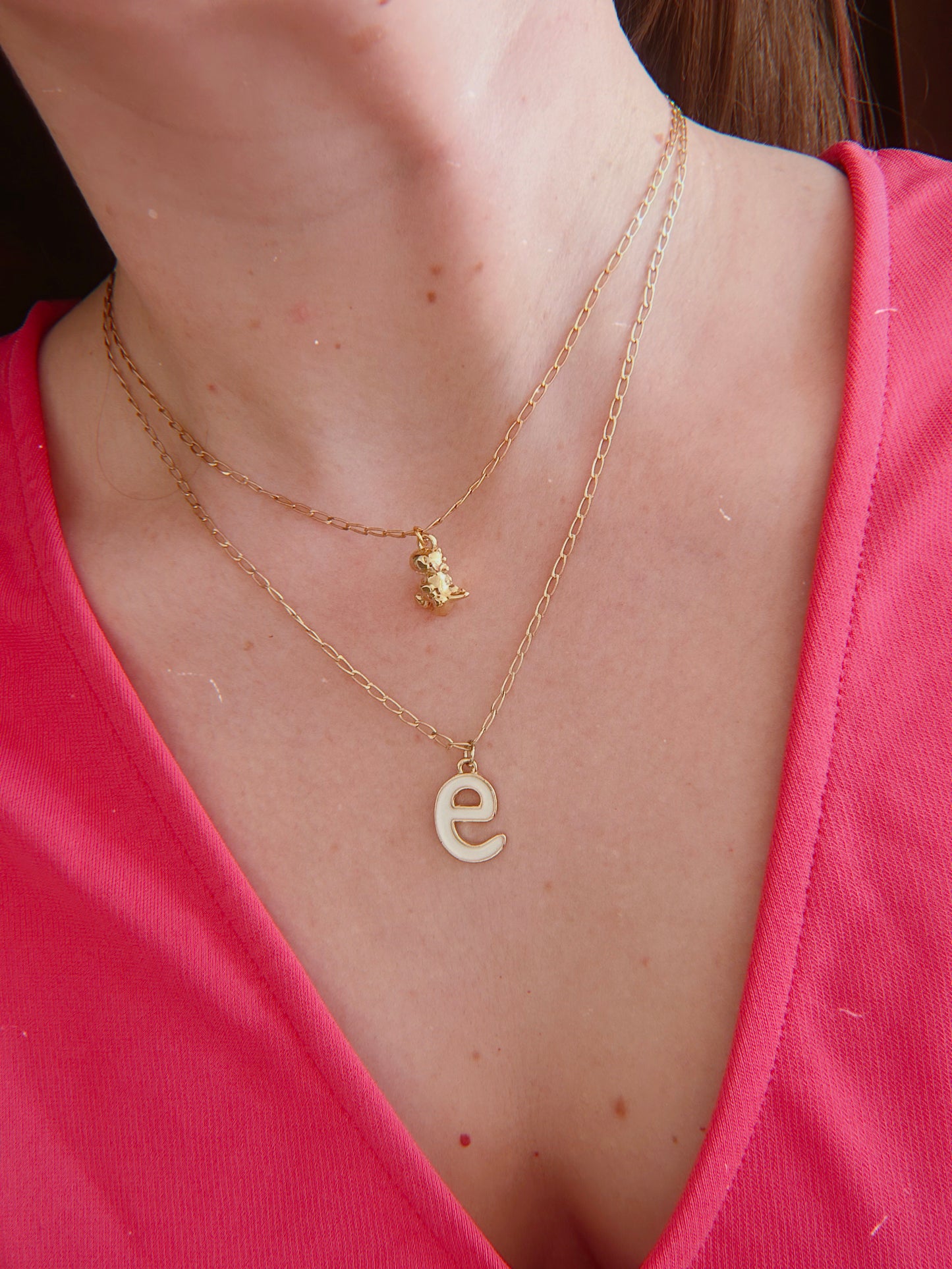 Gold Dino Necklace