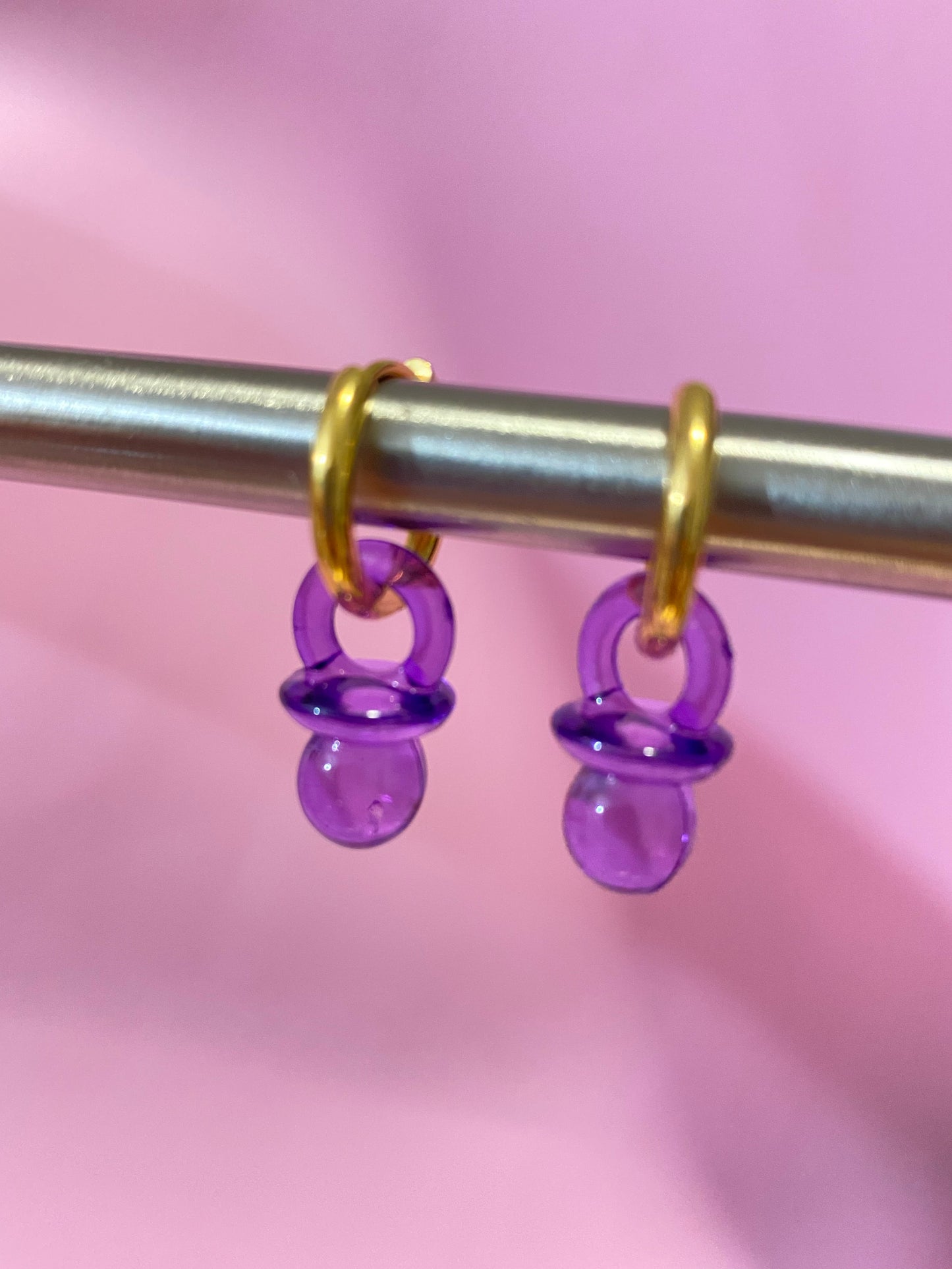 Chupon Hoops Earrings - ROCKmint