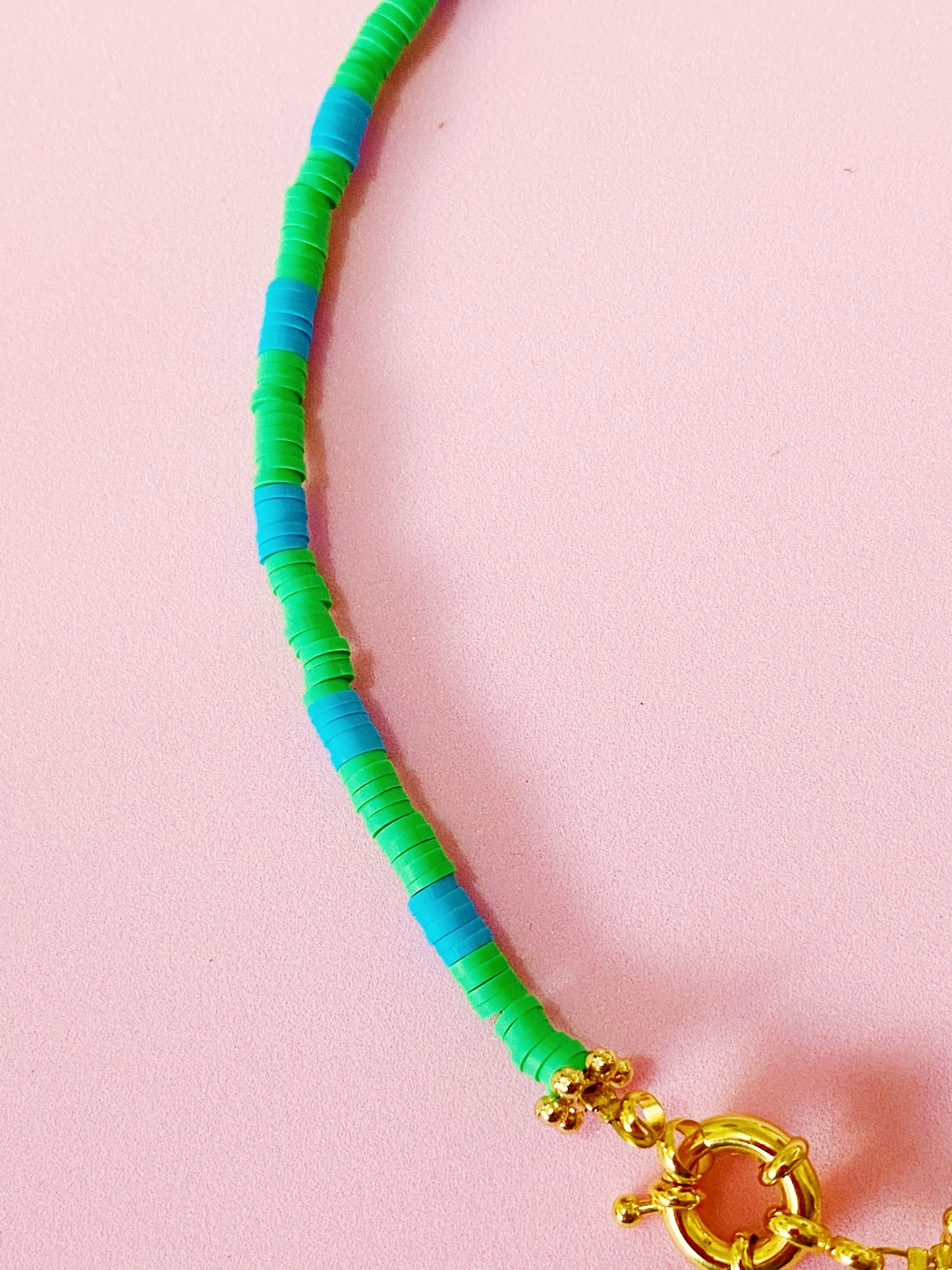 Mini Fimo BlueG Necklace - ROCKmint