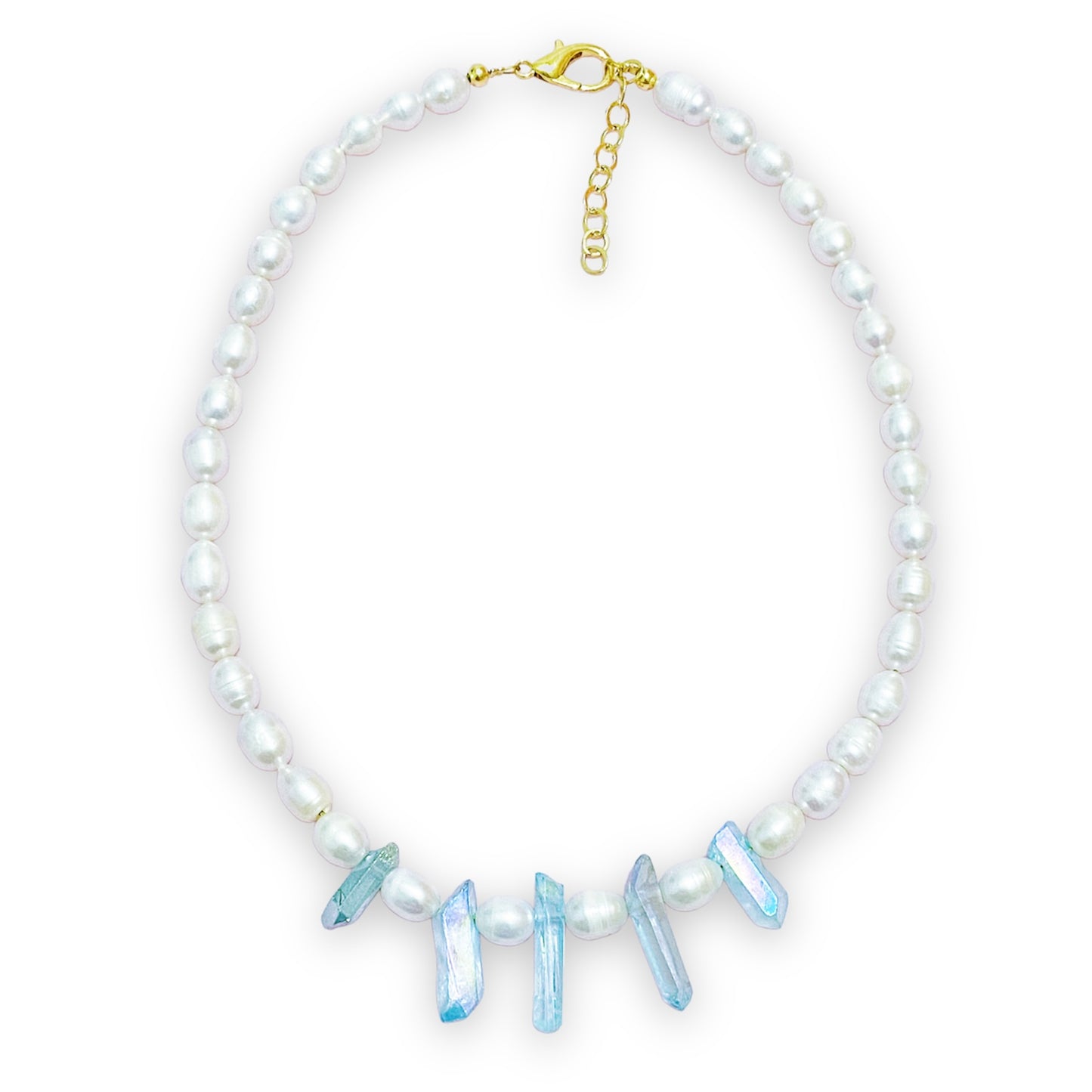 Blue Quartz Necklace