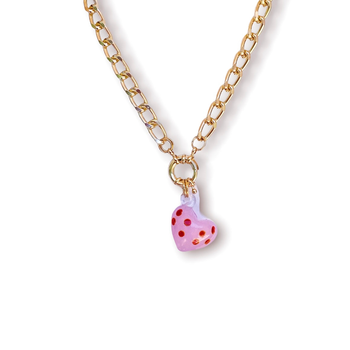 Heart Glass Necklace
