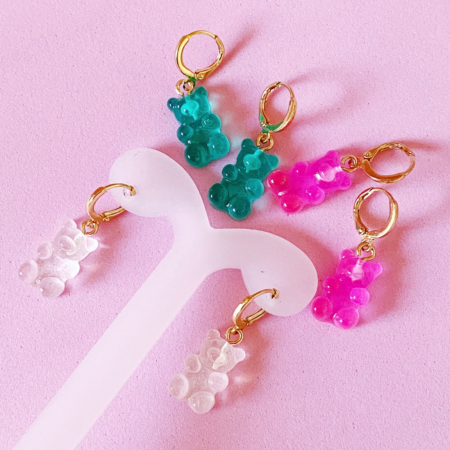 Gummy Bears Clear Hoops - ROCKmint