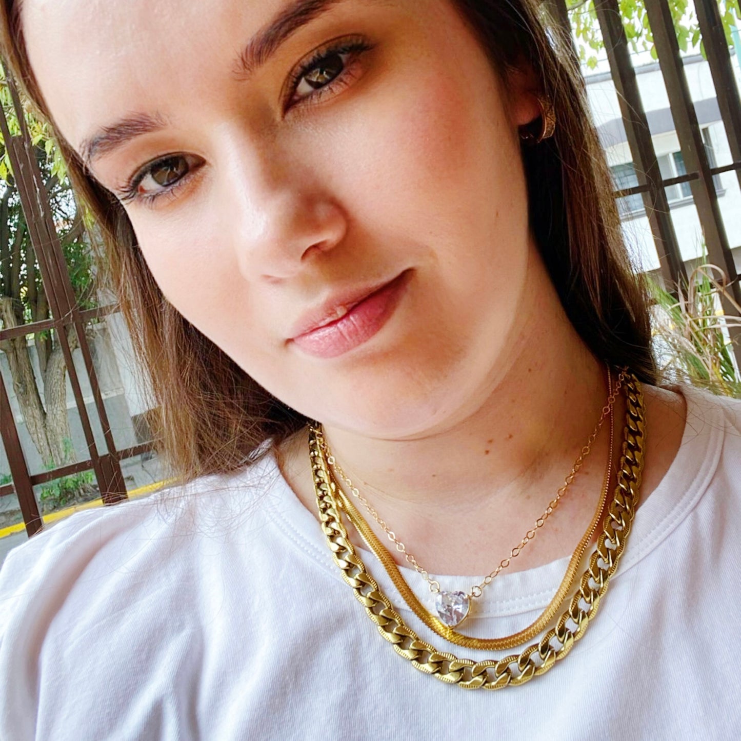 Heart Crystal Necklace