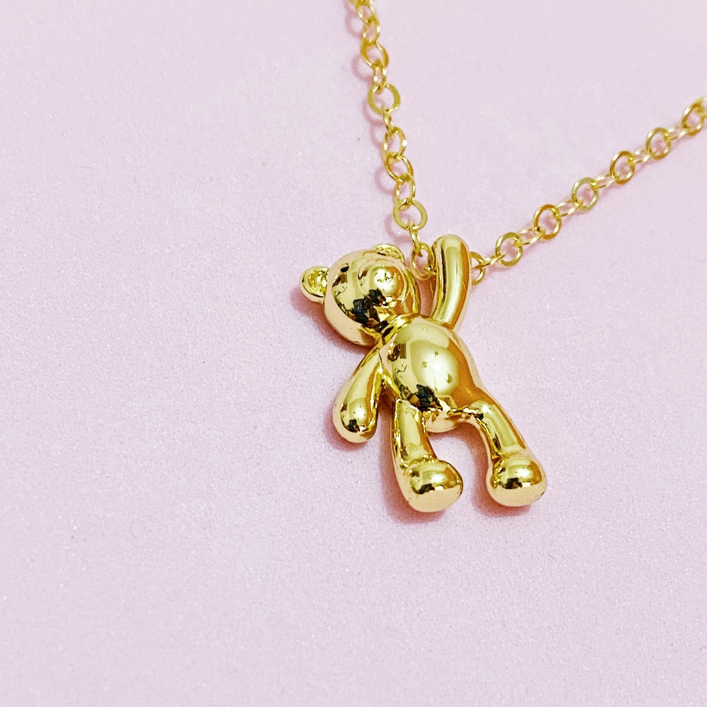 Gold Bear Necklace - ROCKmint