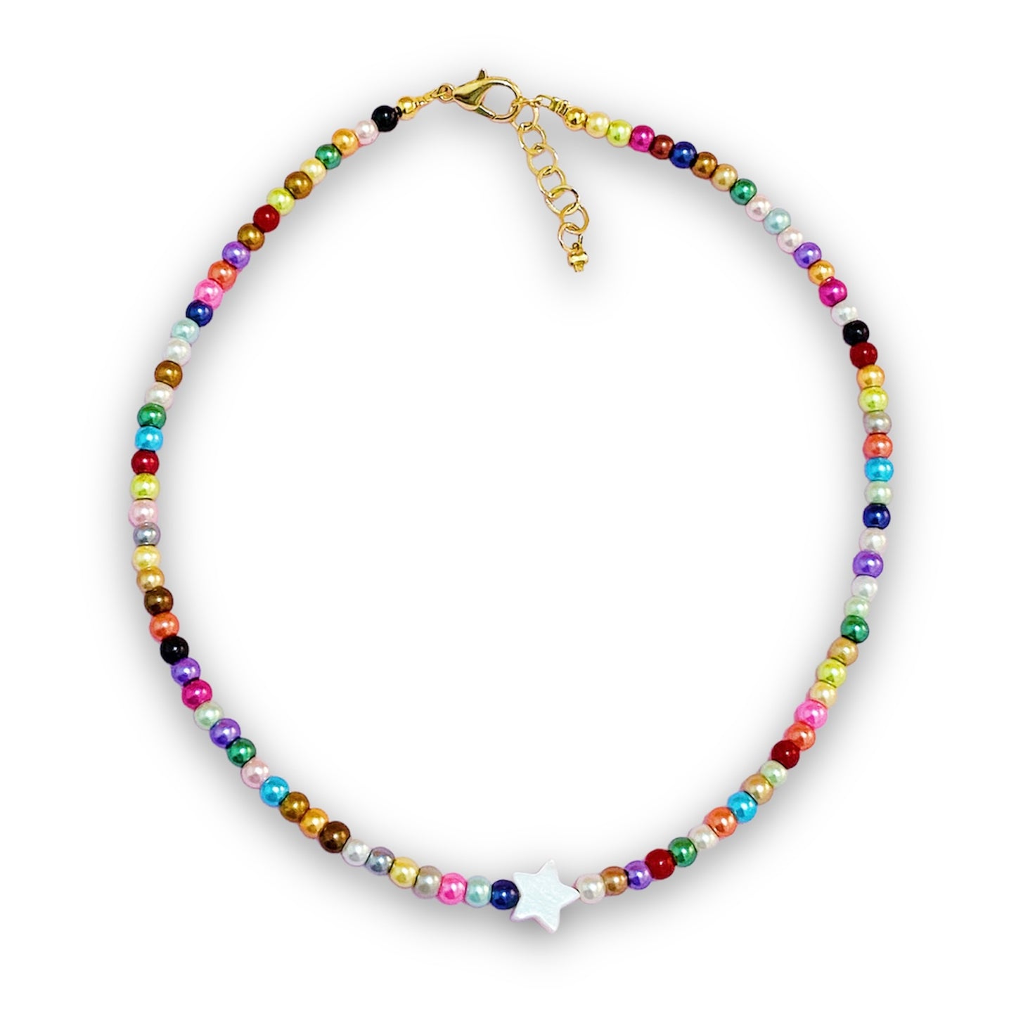 Bff Color Pearl Necklace