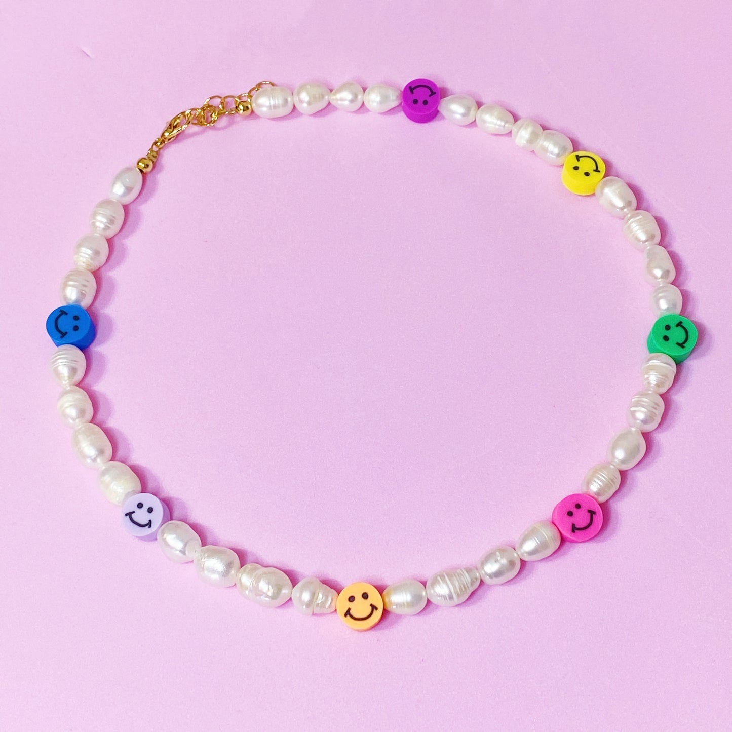 Smiley FreshPearl Necklace - ROCKmint