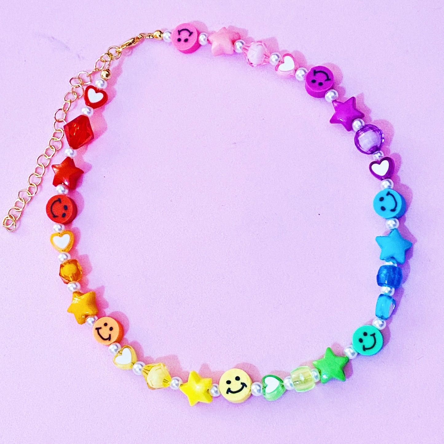 Smiley Rainbow Necklace - ROCKmint