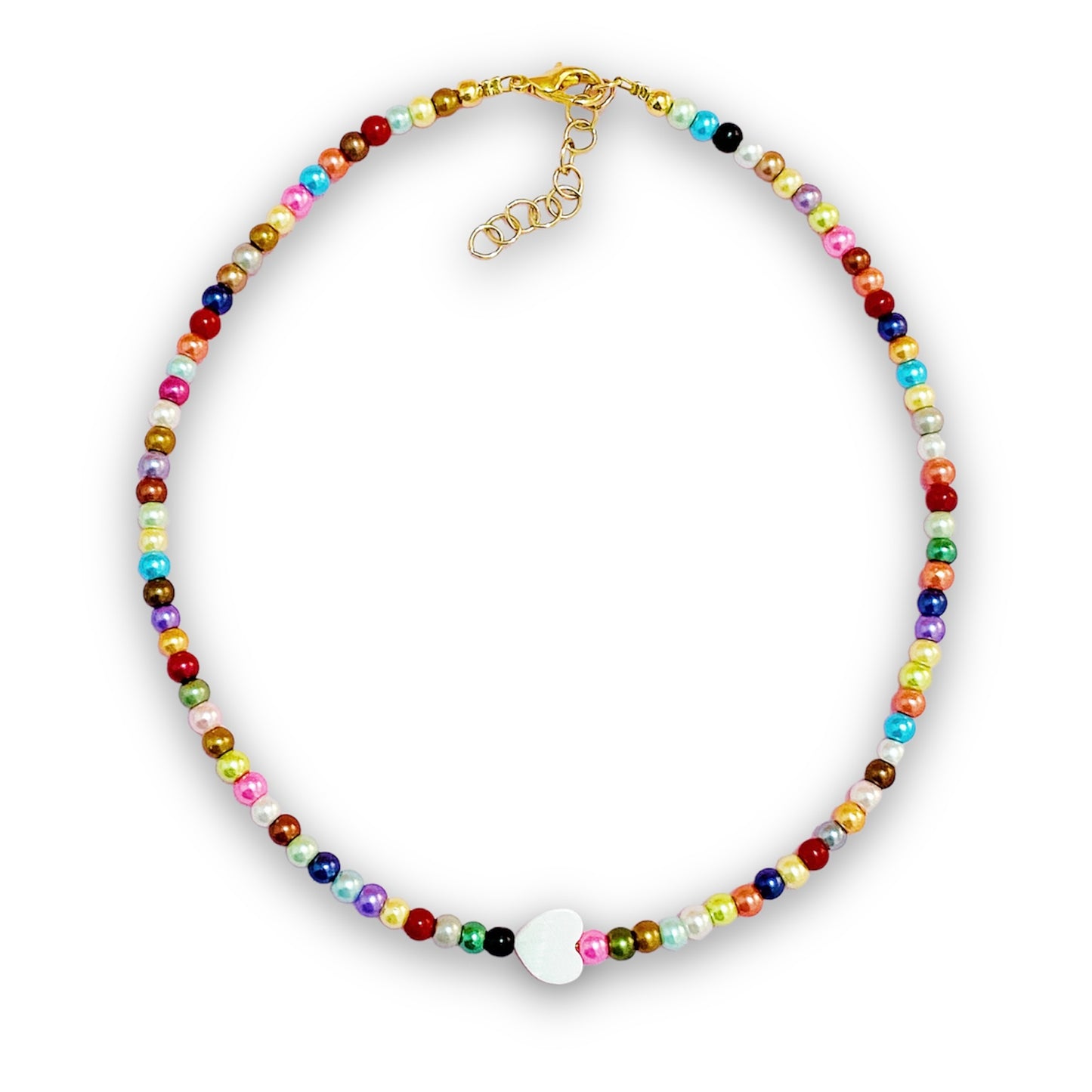 Bff Color Pearl Necklace