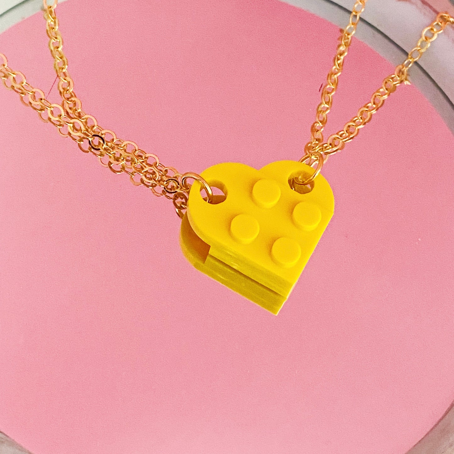 Best Friends Yellow Necklaces - ROCKmint
