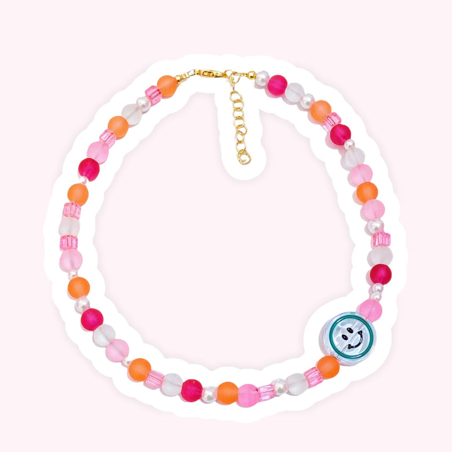 Bomboshell Smiley Necklace - ROCKmint
