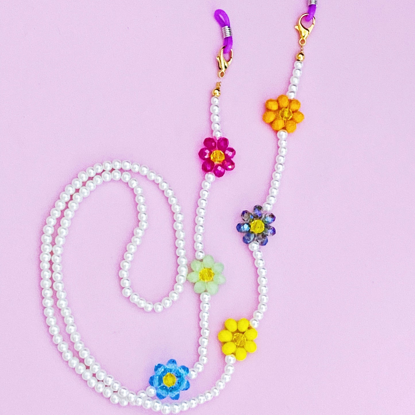 Flower cadena para lentes y cubrebocas - ROCKmint