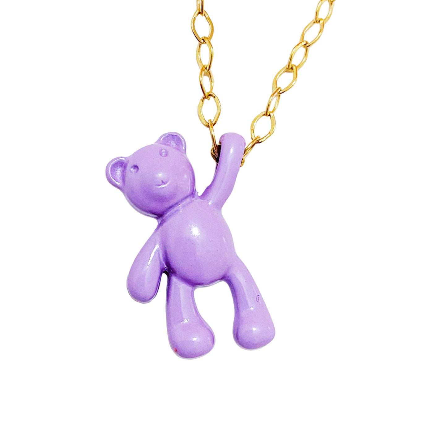 Lila Bear Necklace