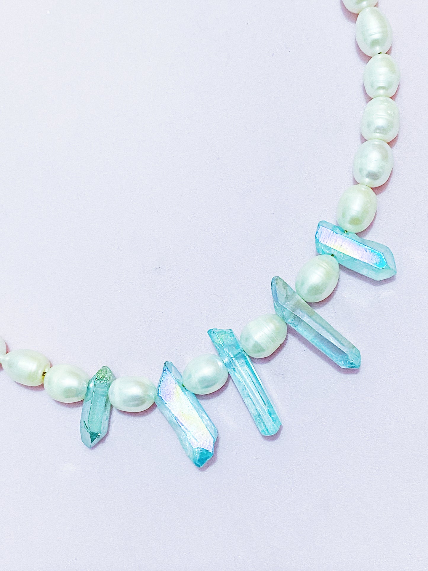 Blue Quartz Necklace