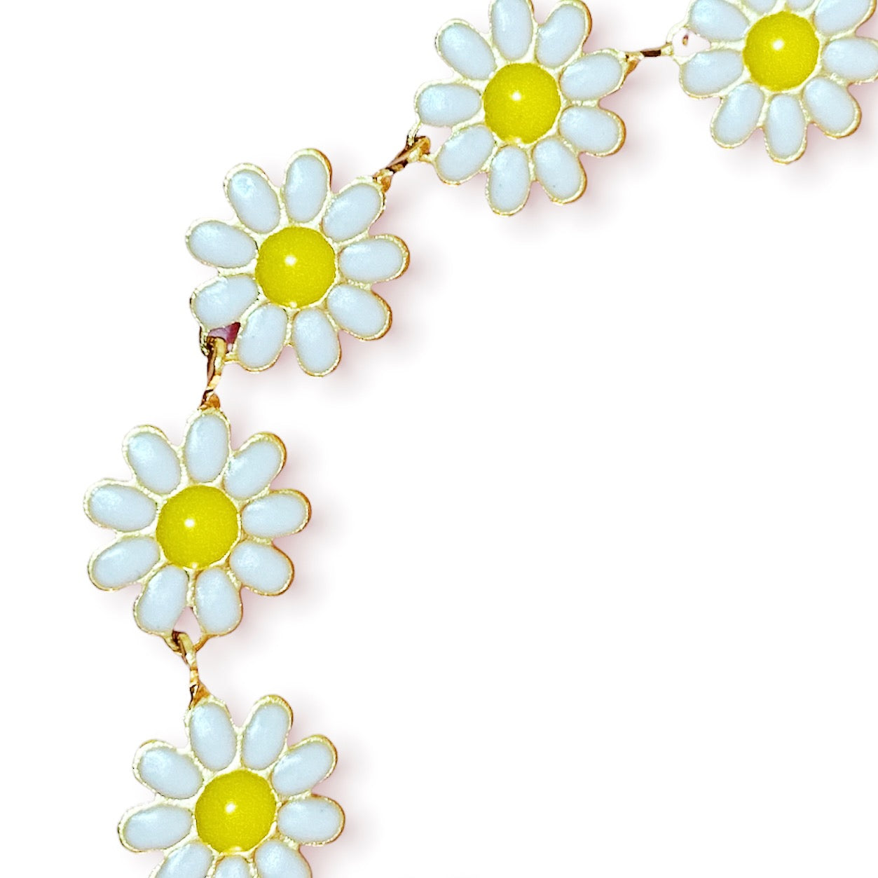 Daisy Flower Choker Necklace