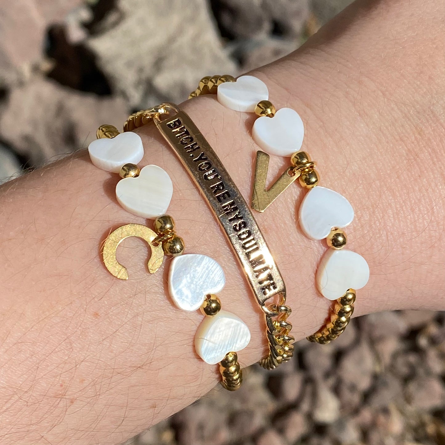 Bff Pearl Bracelet