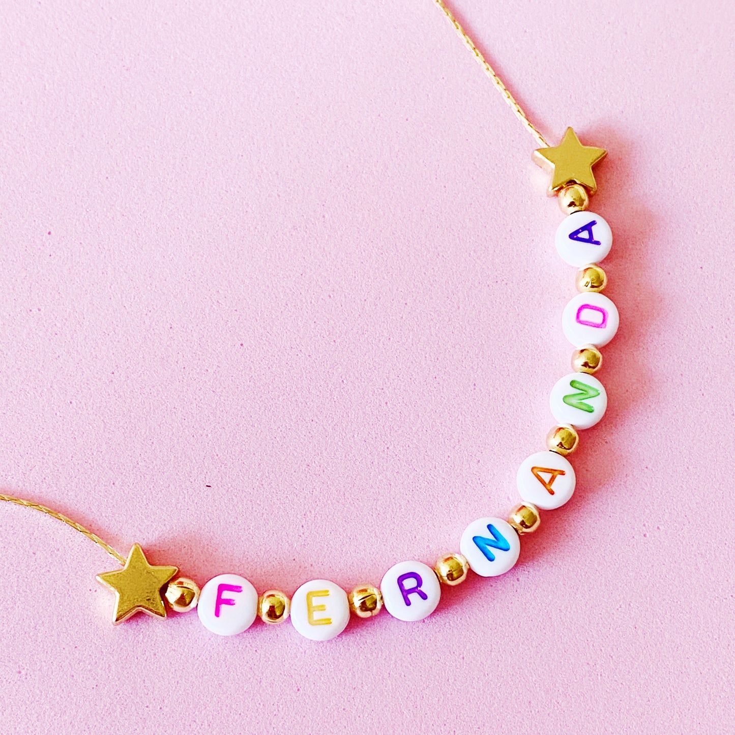 Color Letter Necklace - ROCKmint