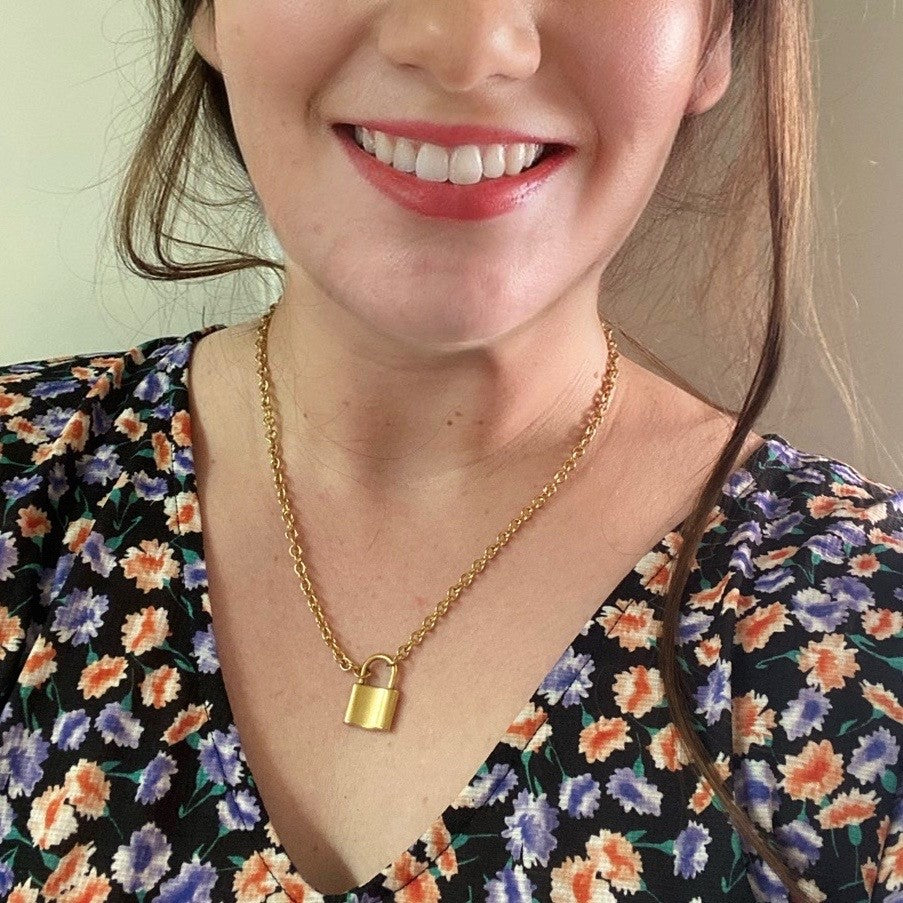 Basic Lock Chain Necklace - ROCKmint