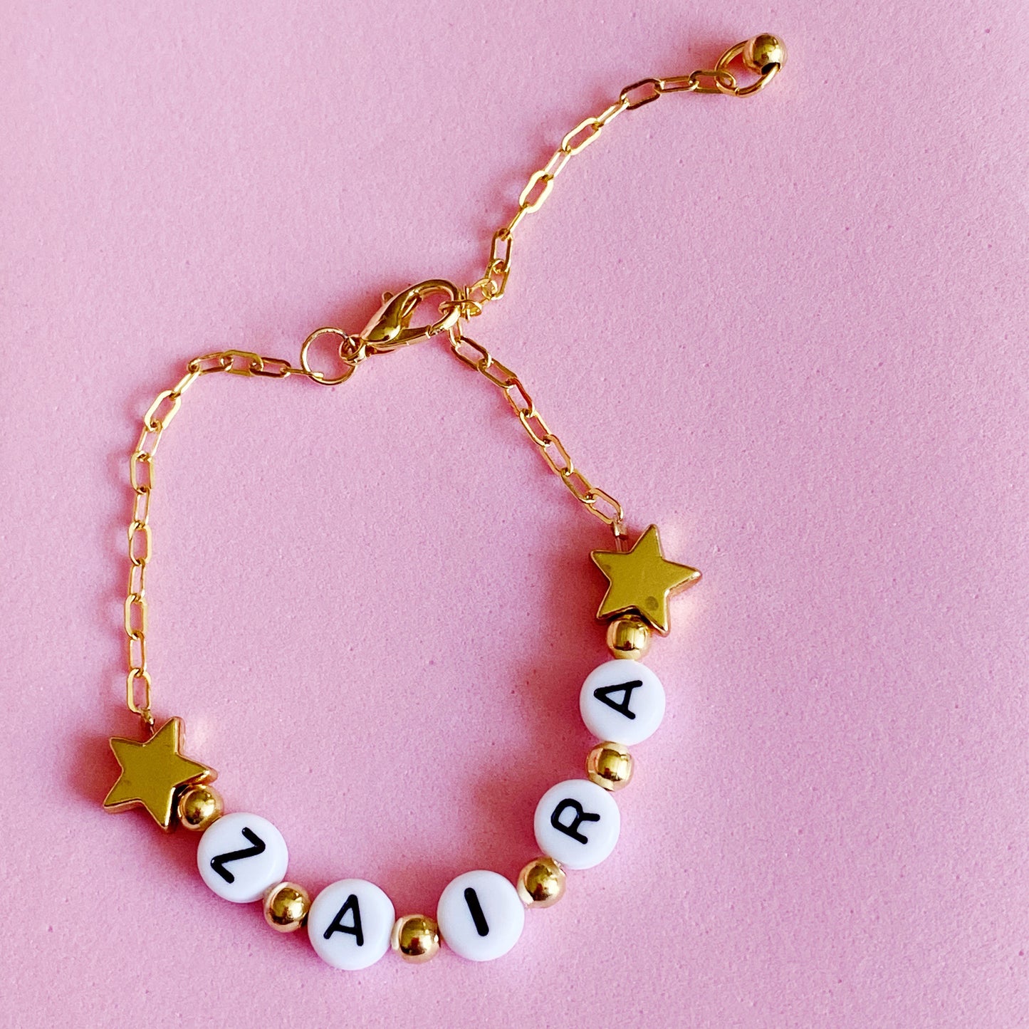 Black&white Letter Bracelet - ROCKmint