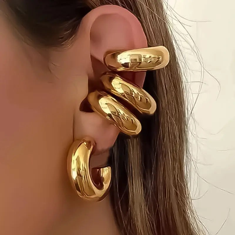 Earcuff Gold Chunky