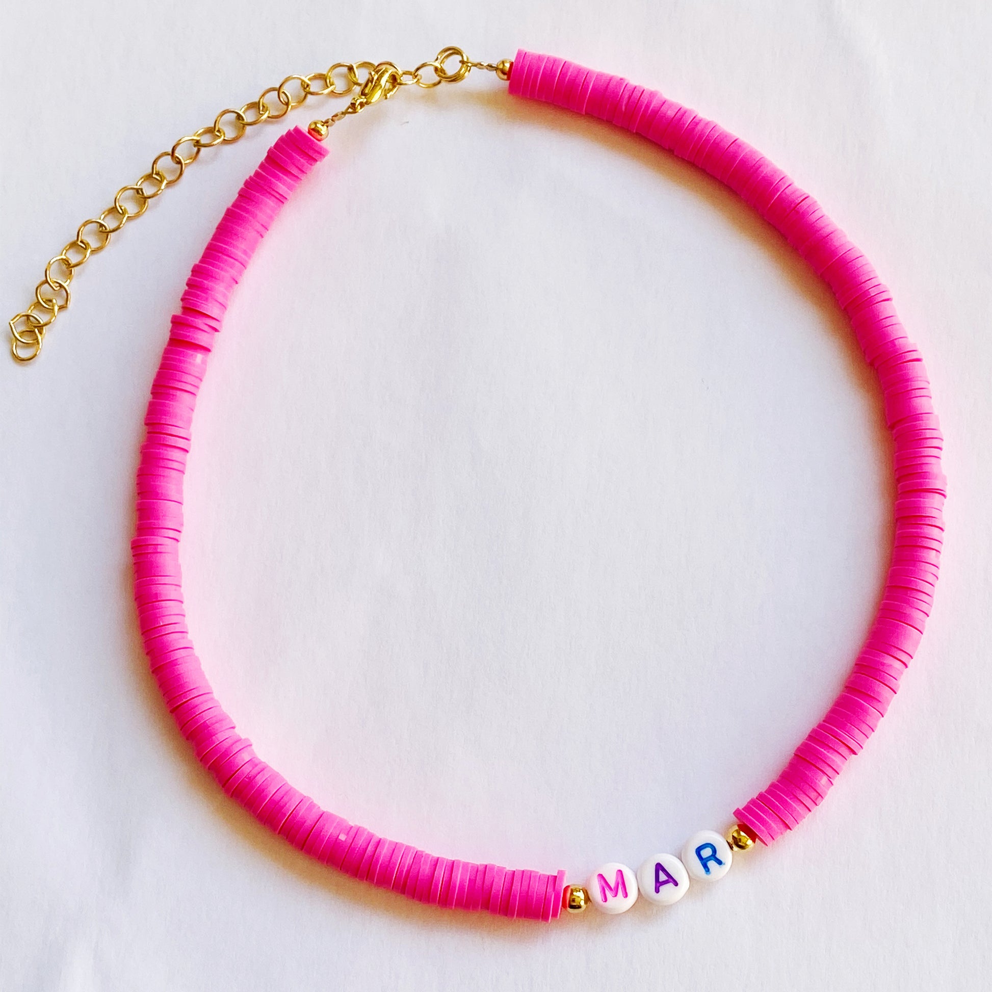 Hot Pink Custom Necklace - ROCKmint