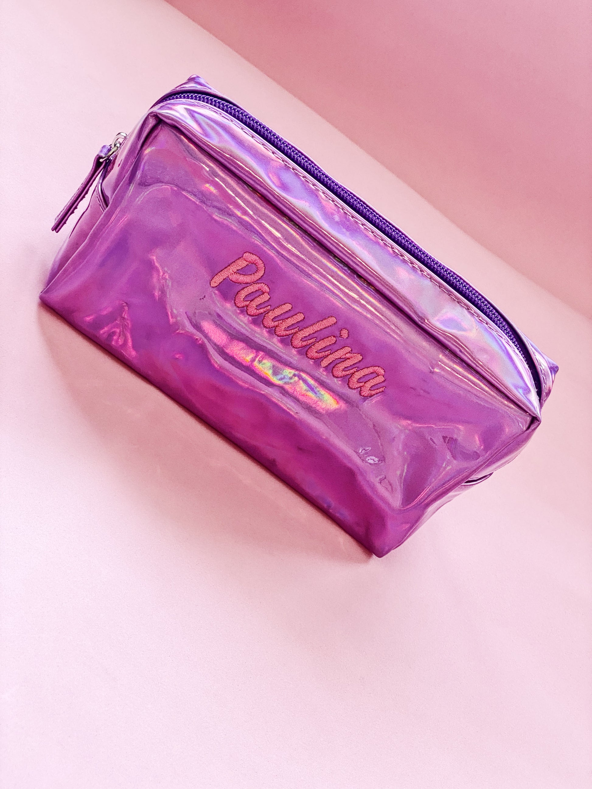 Custom Purple Makeup Bag - ROCKmint