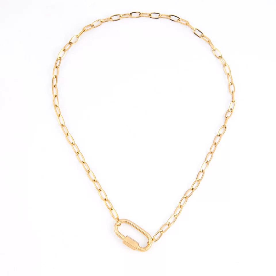 Mosqueton Gold Chain Necklace - ROCKmint