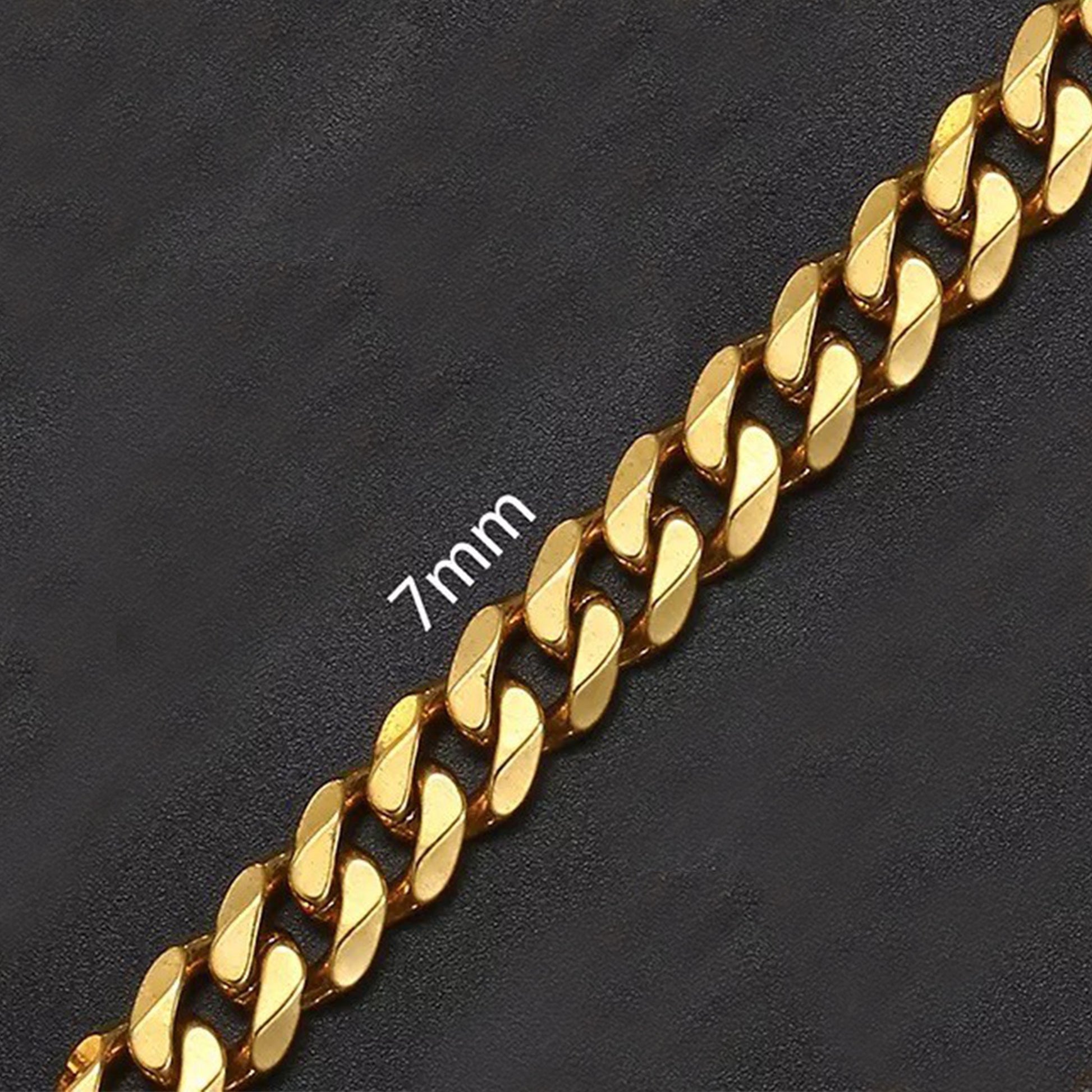 Goldchain Basic 7mm Necklace - ROCKmint