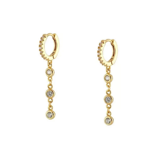 Fine 3zirconia Earrings - ROCKmint