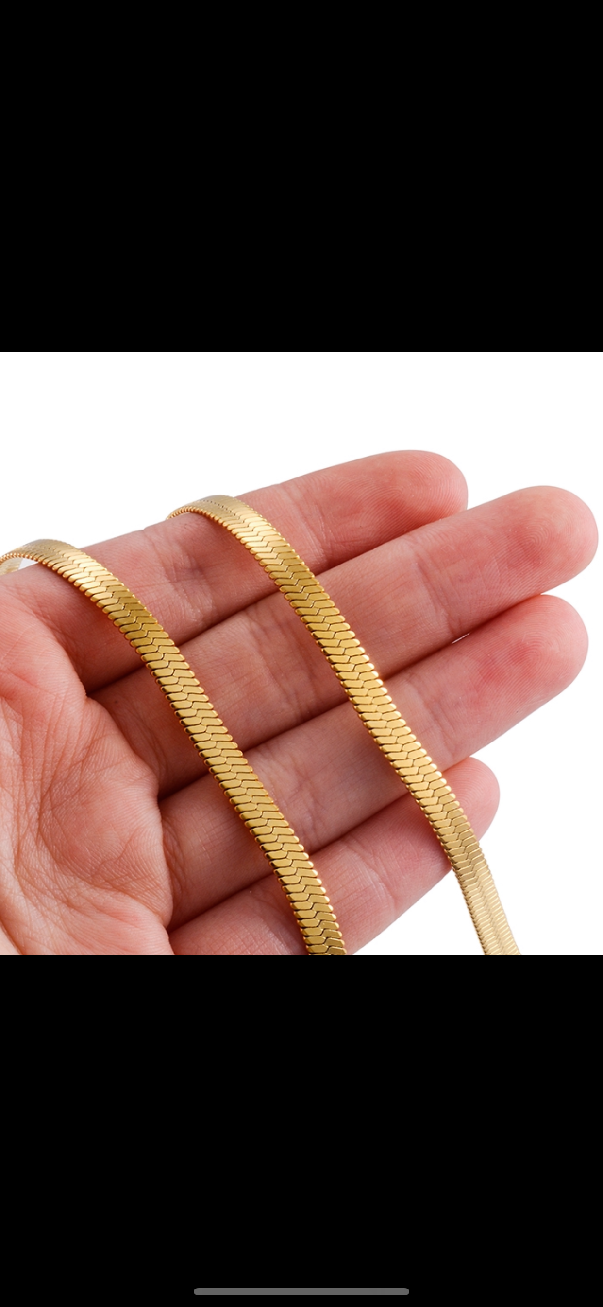 Snake Plain Chain Necklace - ROCKmint