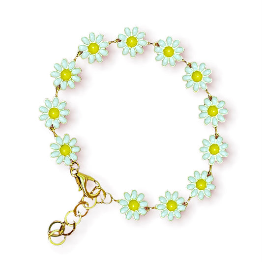 Daisy Flower Bracelet