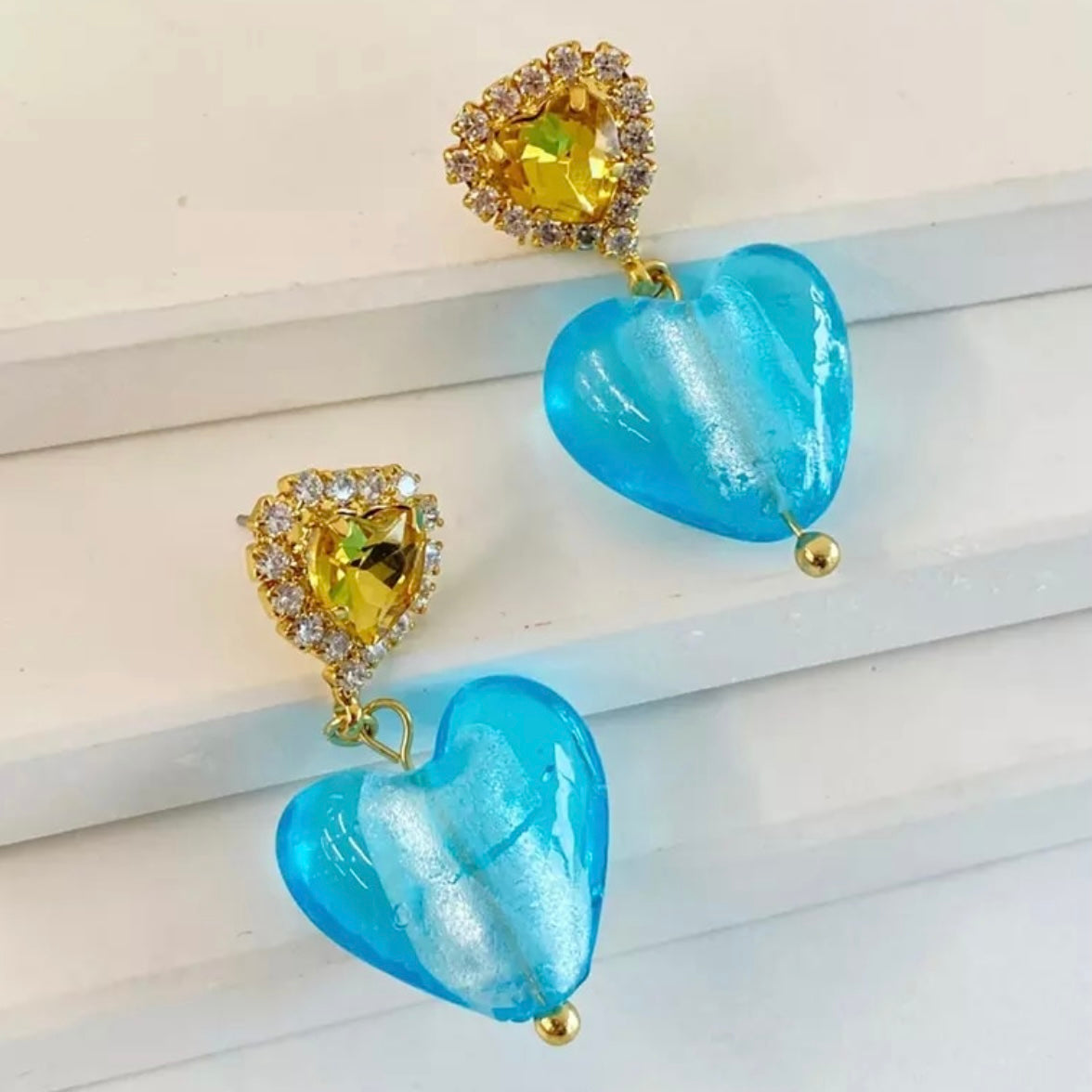 Blue Crystal Heart