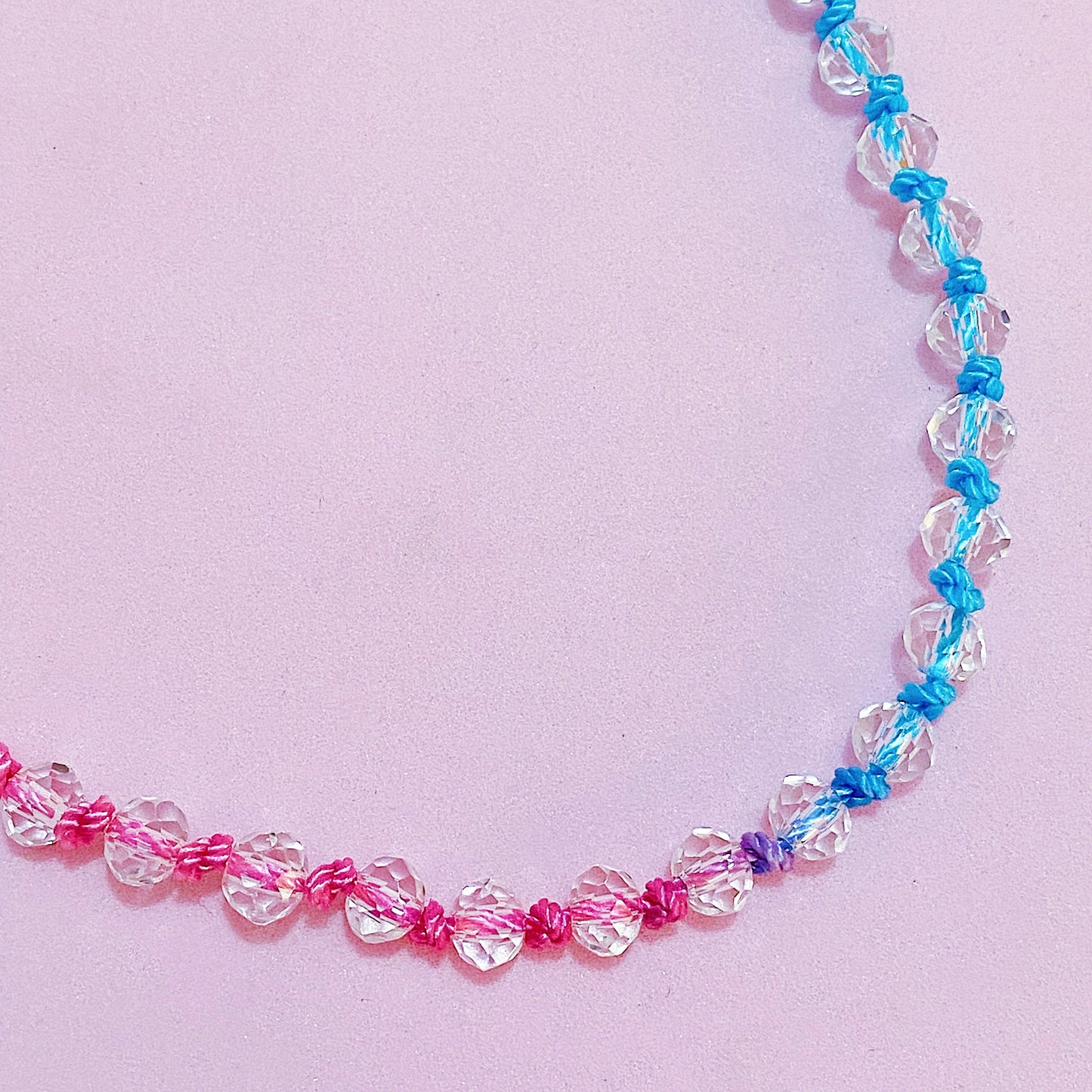 Rainbow Knotted Necklace