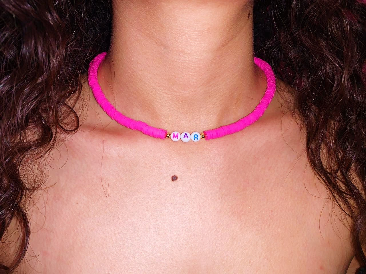 Hot Pink Custom Necklace - ROCKmint