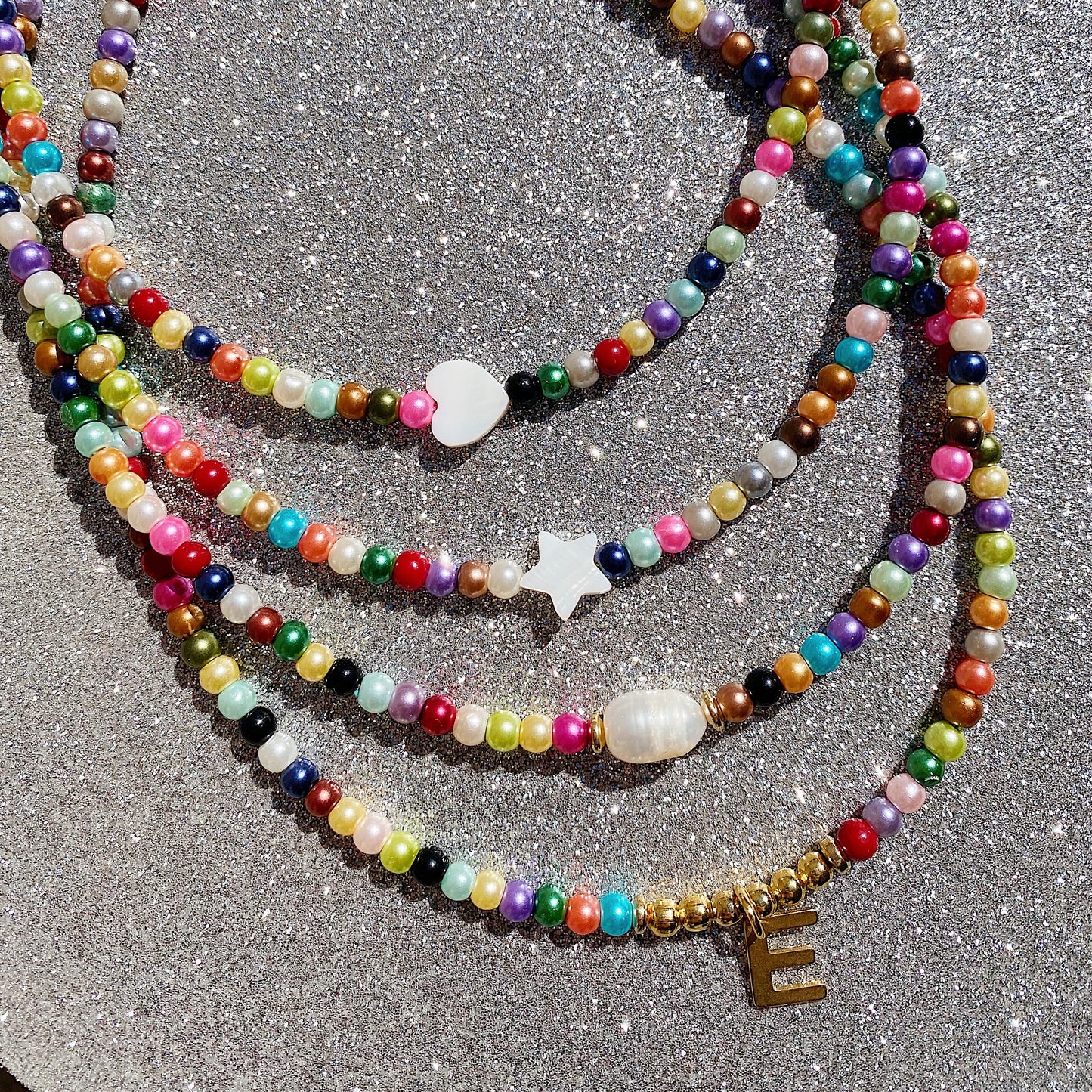 Bff Color Pearl Necklace