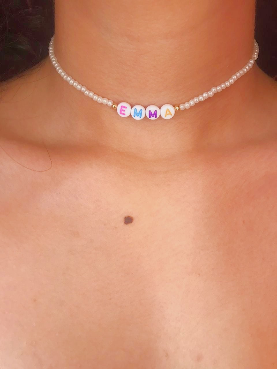 Pearl Color Custom Necklace - ROCKmint