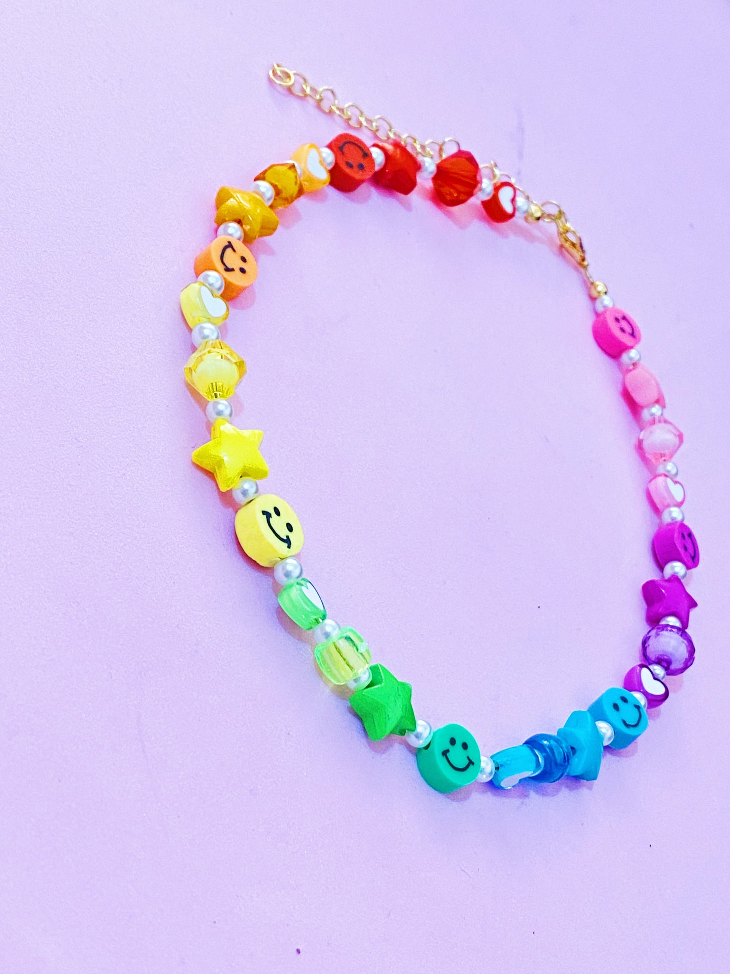 Smiley Rainbow Necklace - ROCKmint