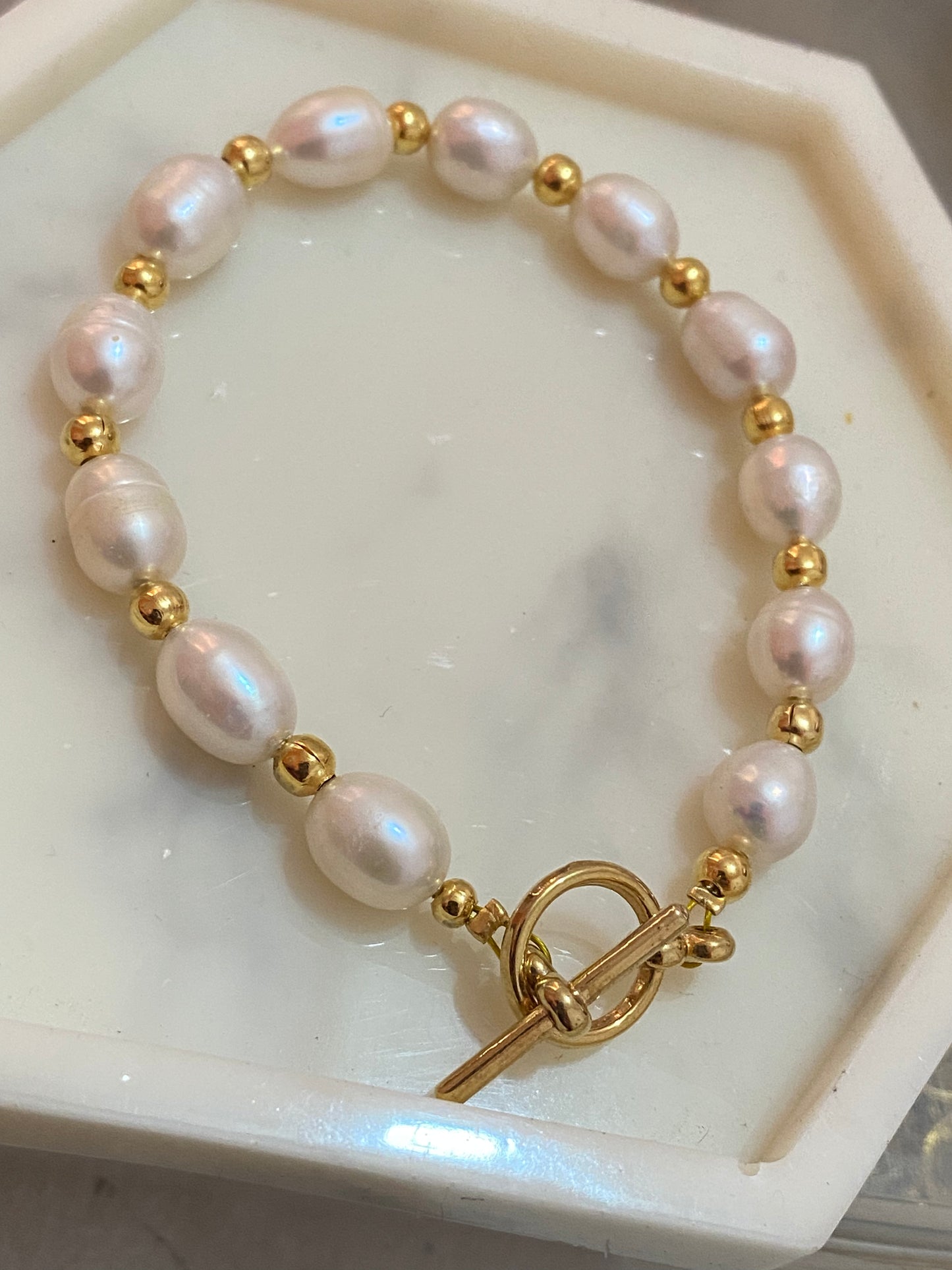 Nugget Pearl Bracelet