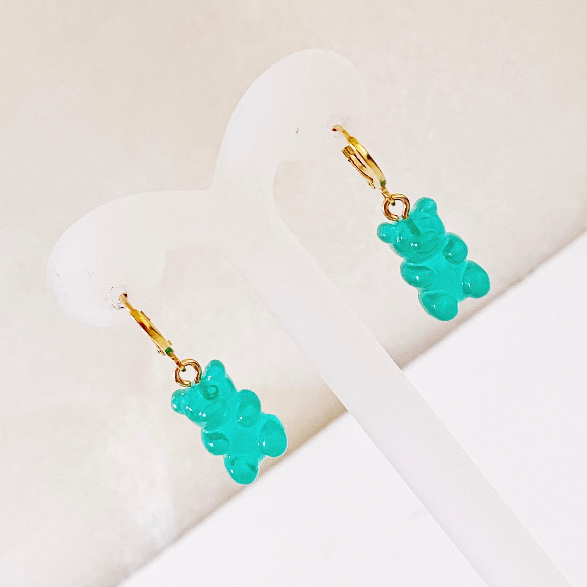 Gummy Bears Emerald Hoops - ROCKmint