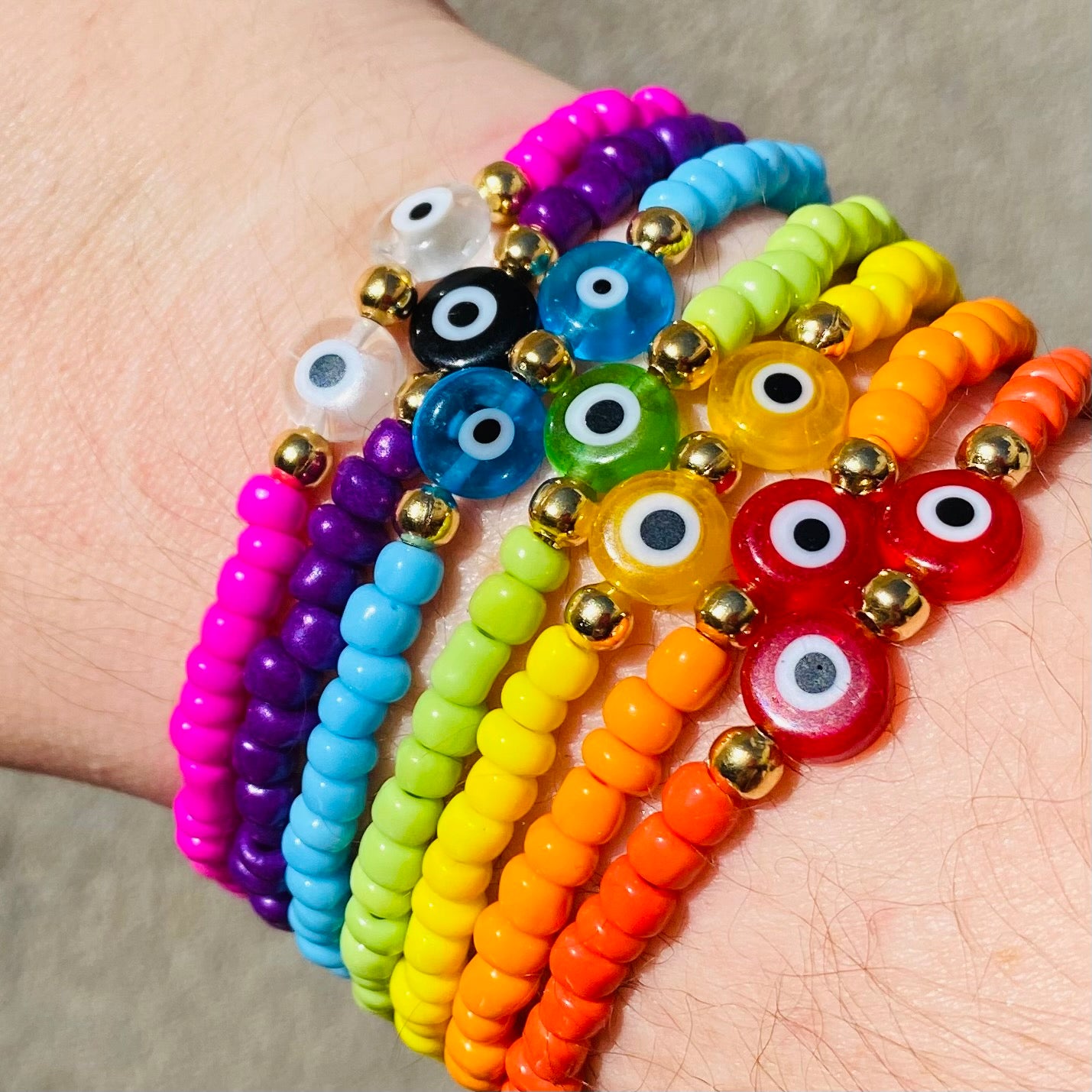 Colorfull crystaleye set bracelet - ROCKmint