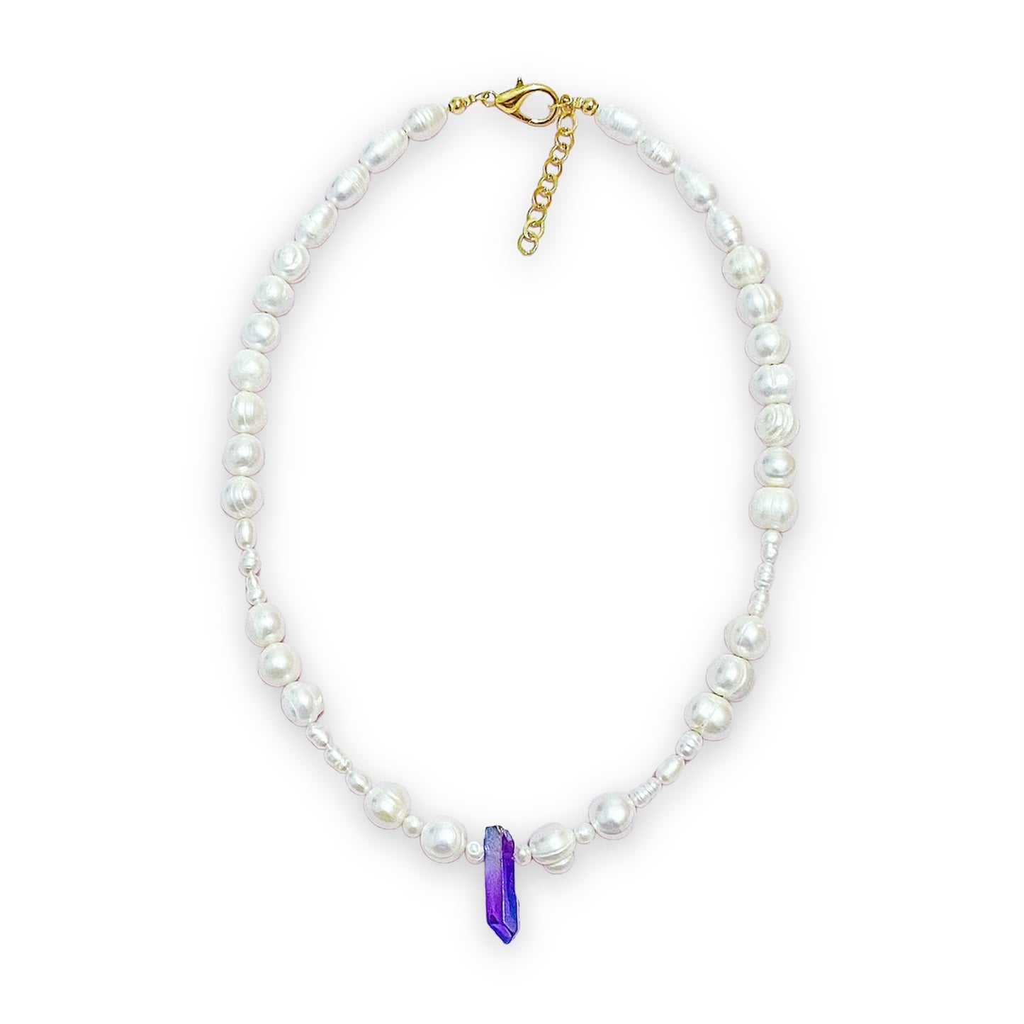 Pop Purple Quartz Necklace